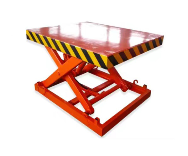 Fixed scissor lift table