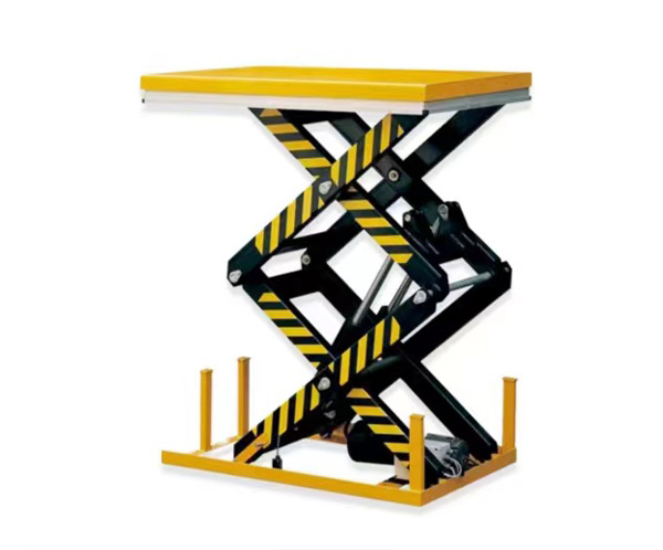 Fixed scissor lifting platform