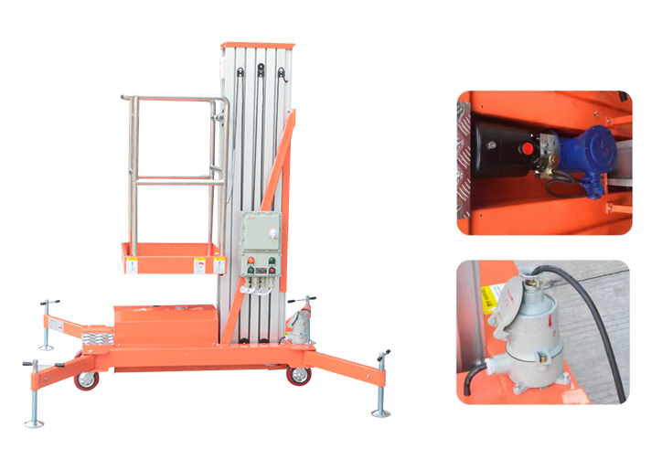 Explosion proof aluminum alloy elevator