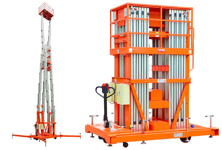 Six-mast aluminum alloy lifting platform