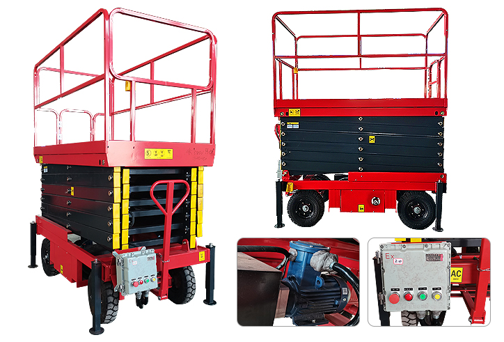 Explosion proof scissor lift