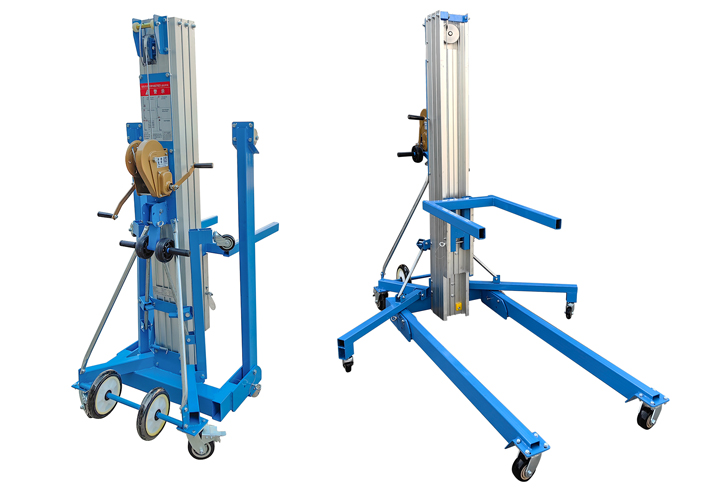 Manual operated aluminum alloy elevator