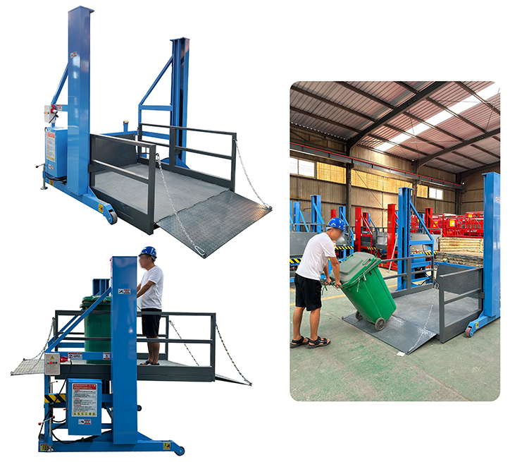 Mobile unloading platform Mobile unloading platform